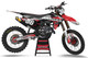 Blaze GAS GAS Graphic Kit with Black Backgrounds, White Numbers