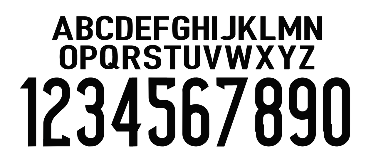 custom jersey lettering