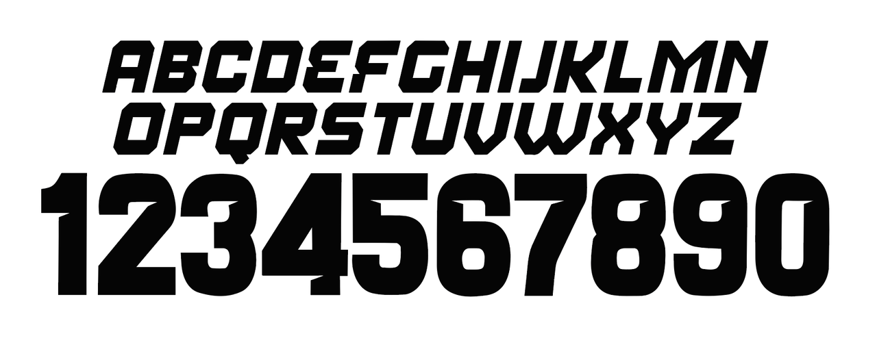 custom jersey lettering