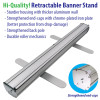 W5ft Large Size - Retractable Banner Stand