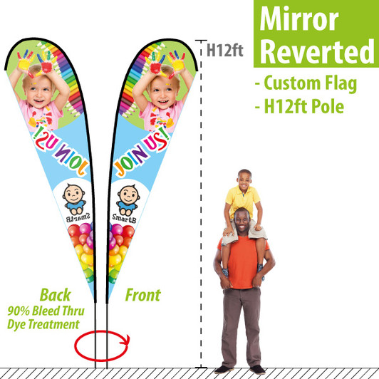 H12ft Teardrop Banner (mirror reverted back)