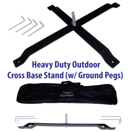 Outdoor Cross Pole Stand