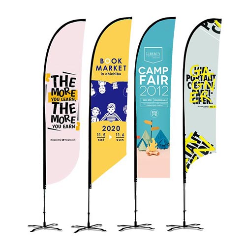 Custom 7' X 2' Small Feather Flags