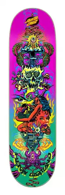 SANTA CRUZ DECK GARTLAND LAVA LAMP 8.28 X 31.83 - NUMERO 4 Skateshop