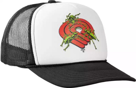 POWELL PERALTA CAP RAT BONES TRUCKER BLACK - NUMERO 4 Skateshop