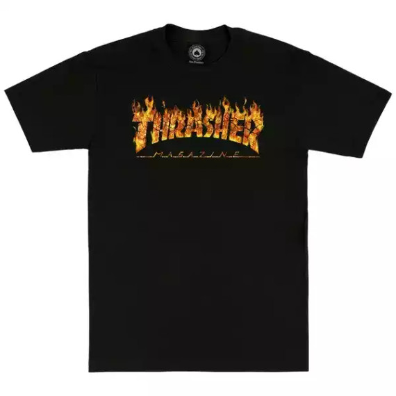 THRASHER T SHIRT SKETCH BLACK NUMERO 4 Skateshop