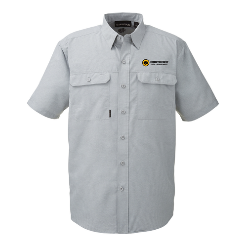 Dri Duck Men’s Crossroad Dobby Short-Sleeve Woven Shirt