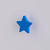blue wooden star handle