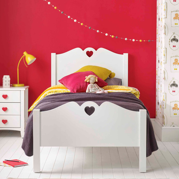 Holly White Single Bed