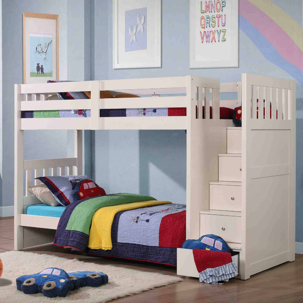 Bunk bed with stairs