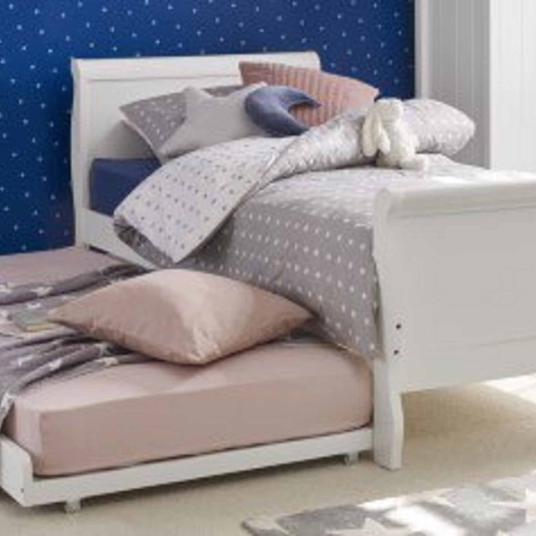 nevis Childrens White Single Bed