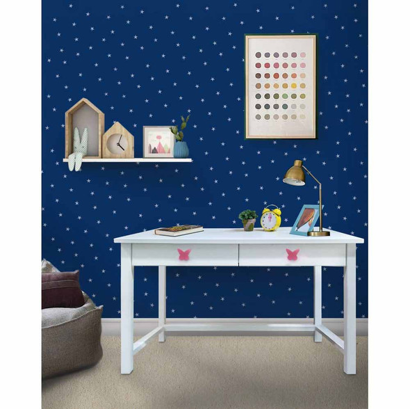 Wooden Nevis Desk learning space storage Butterfly handles