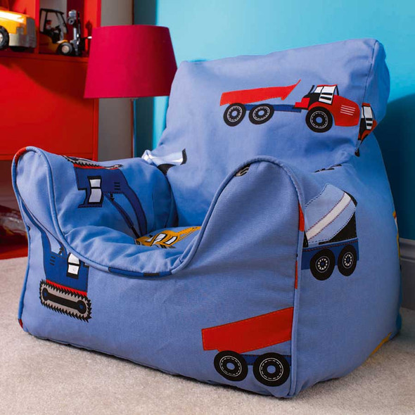 children's bean bag chair toy trucks