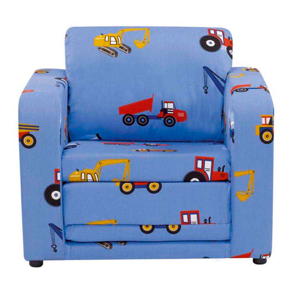 childrens-chair-bed-toy-trucks-side
