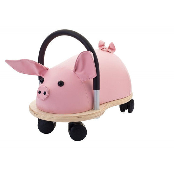 kids Ride On Wheelie Bug Pig small pink