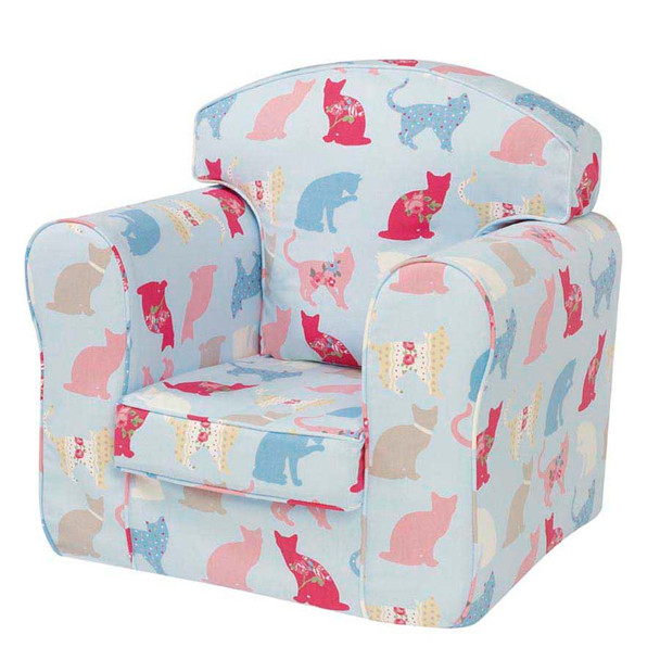 childrens-chair-single-sofa-kitty-kat-front