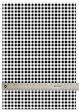 Happy Crafters® Buffalo Plaid | Black & White - 12"x18" Sheet