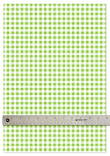 Happy Crafters® Buffalo Plaid | Light Green & White - 12"x18" Sheet