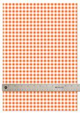 HAPPY FACE® Buffalo Plaid| Orange - 12"x18" Sheet