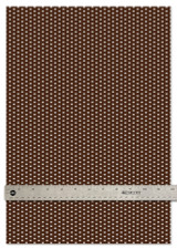 Happy Crafters® Polka Dot | Brown and White - 12"x18" Sheet