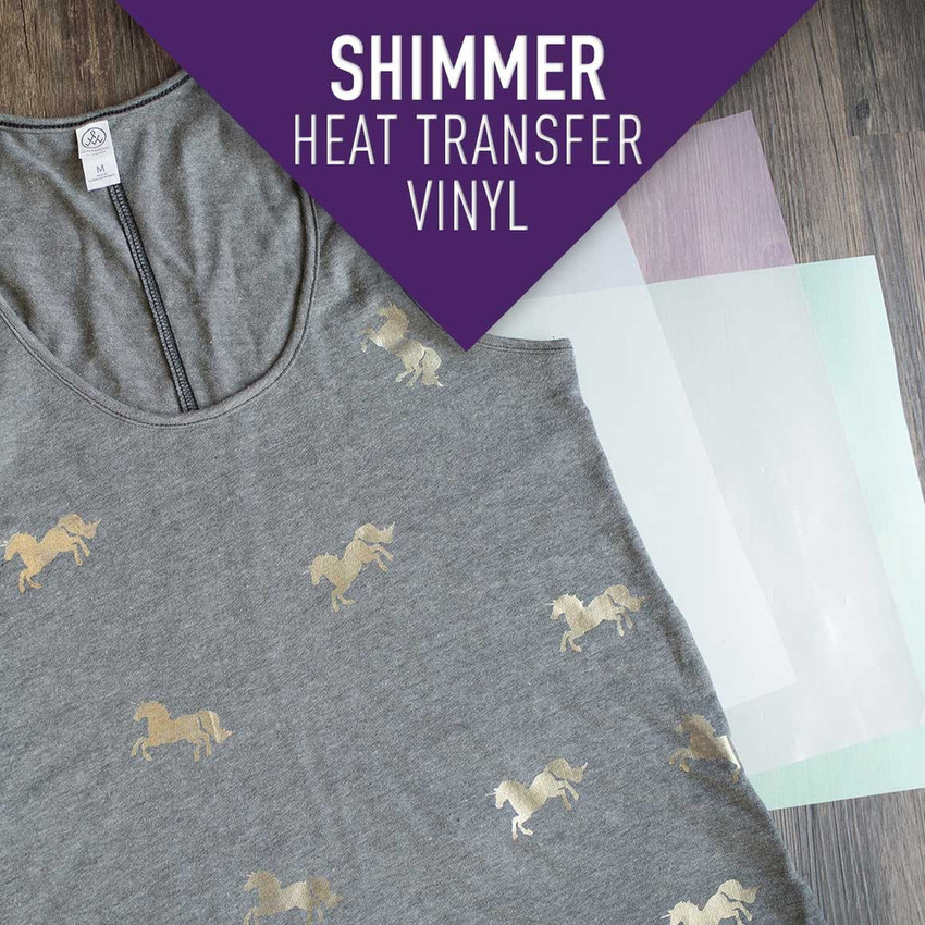 Happy Crafters® Shimmer Heat Transfer Vinyl