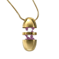 Tachyon Energy Products - Ultra EMF Orb Pendant is full of tiny Tachyonized beads with special Tachyonized quartz crystal bouncing energy off each other protecting you from 5G, EMFs and cell phone radiation.