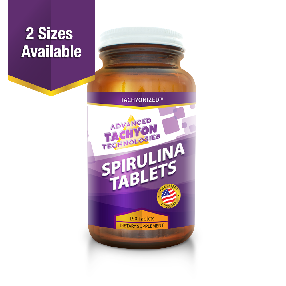 Tachyonized Spirulina 75 Tablets Energy Food For Your Body