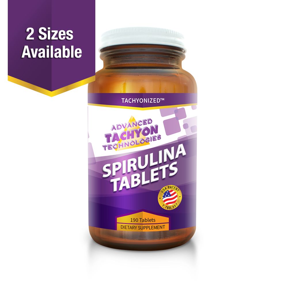 Tachyonized Spirulina 75 Tablets Energy Food For Your Body