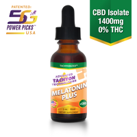 Tachyonized Melatonin Plus CBD,   Melatonin is a vital natural neuro-hormone that regulates the daily circadian rhythm in mammals. Melatonin is the most potent known antioxidant; it has also been shown to protect against various forms of cancer. CBD allows the Melatonin to be more effective in smaller doses.