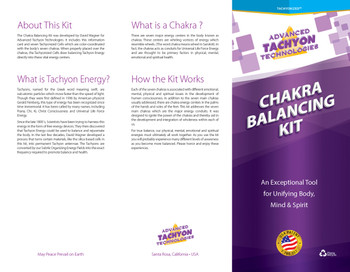 Tachyonized Chakra Balancing Kit - 32mm cells