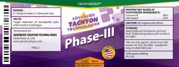Tachyonized Phase-III - 1oz
