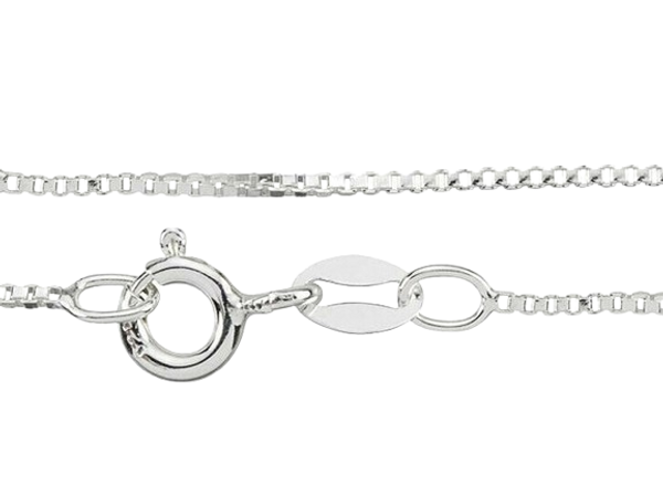 Sterling Silver Box Chain 24-inch