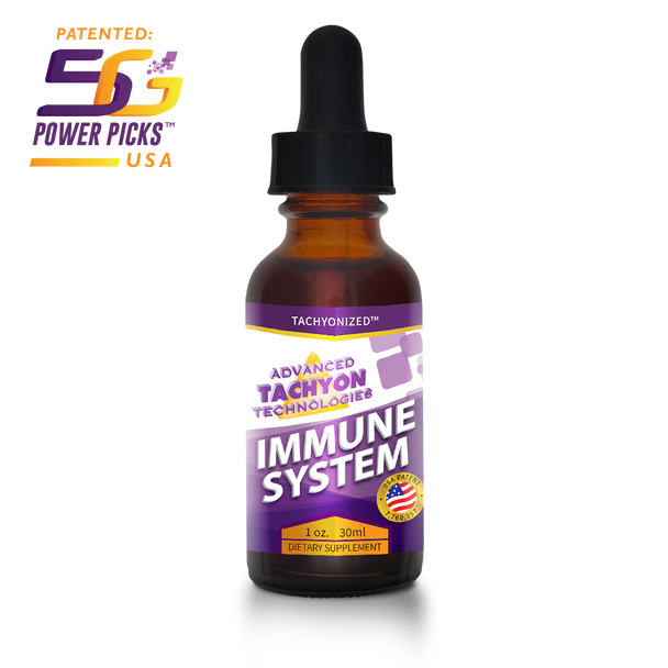 Tachyonized Immune System tonic is a Tachyon energy product with echinacea, a powerful immune system strengthener. Helpful for low resistance to infections, allergies and chronic disease.