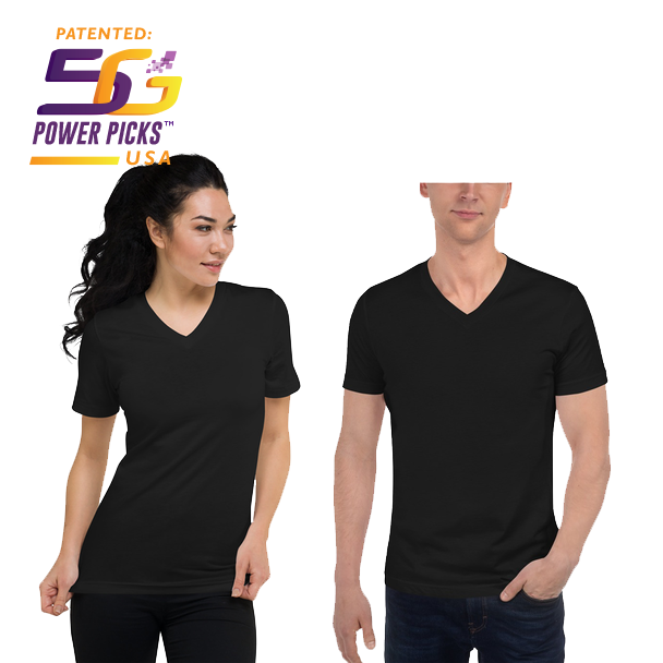 5G Tachyon Unisex Jersey T-Shirt - V-Neck