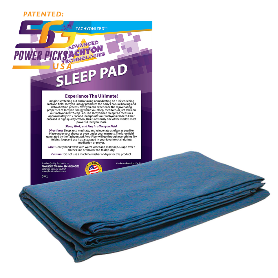 Tachyonized Sleep Pad bathes the body in healthy, healing Tachyon energy giving you a deep, balanced sleep as well as protection from electro magnetic radiation (EMFs). Balance and strengthen your body, mind, and spirit. 