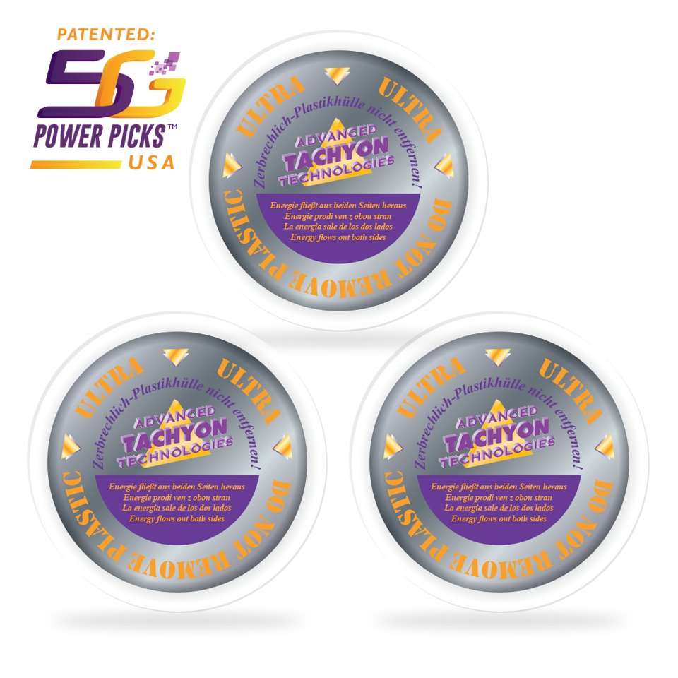 ULTRA Tachyonized™ Silica Disks operate on a deeper level than standard Silica Disks, influencing both the physical body and the more subtle, non-physical Subtle Organizing Energy Fields (SOEFs) for a more comprehensive energetic effect.