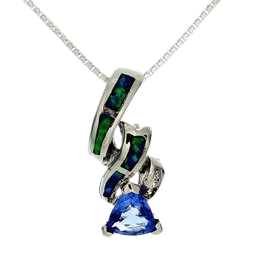 "Radiance" Tachyon Pendant with Tanzanite