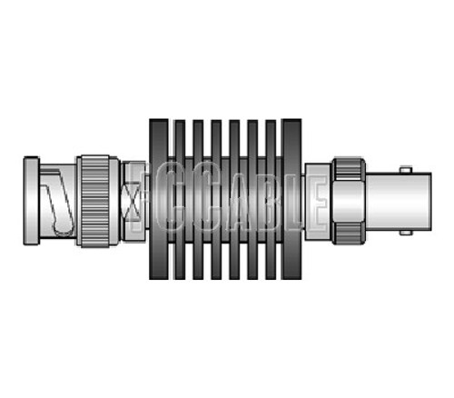 BNC Attenuator DC 2GHz 10 WATT 10 dB Attenuation