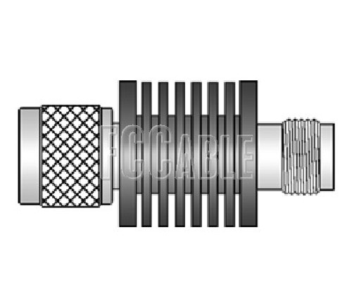 TNC Attenuator DC 18GHz 10 WATT 40 dB Attenuation