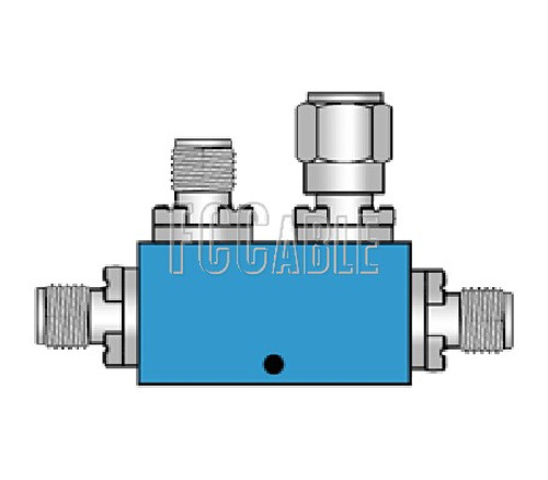 SMA Wideband Single Directional Coupler 10dB 7.0 To 18.0 GHz 50-watt