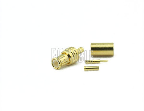 MCX Plug Connector CRIMP For RG178, RG196