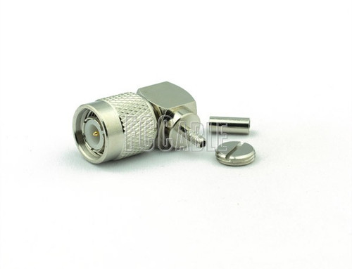 TNC Male Connector Right Angle CRIMP For RG188DS, RG316DS