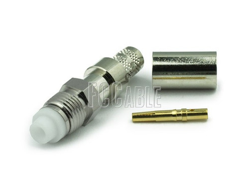 FME Jack Connector CRIMP For RG8X, LMR240, B7808A