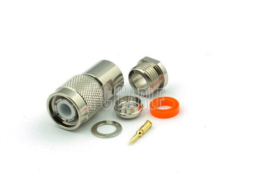 TNC Male Connector CLAMP For LMR240, RG8X