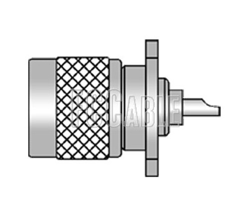 C Male Connector Solder Cup Contact 2