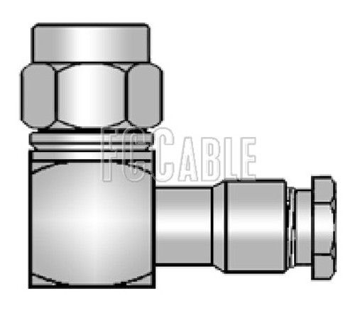 SMC Plug Connector Right Angle 75 OHM CLAMP For RG59, RG62, RG140, RG210