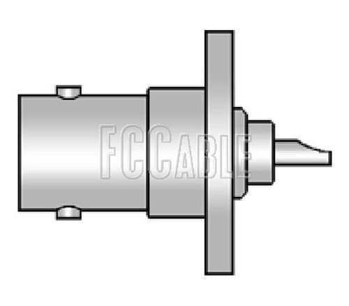 BNC Female Connector 75 OHM Panel Mount Solder Cup Contact [C7705]