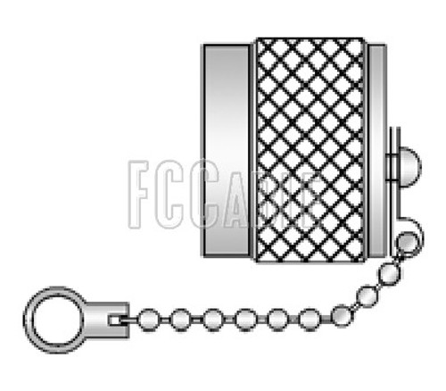 C MALE NON-SHORTING DUST CAP WITH CHAIN