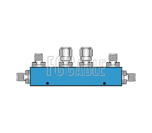 SMA Dual Directional Coupler 30dB 2.0 To 4.0 GHz 50-watt