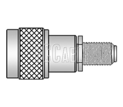 50 OHM N MALE TO 75 OHM F FEMALE